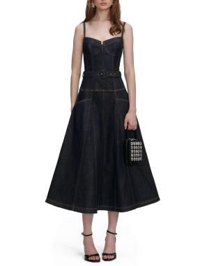 ΜΙΝΤΙ DENIM FLARED ΦΟΡΕΜΑ | Μπλε UK 12