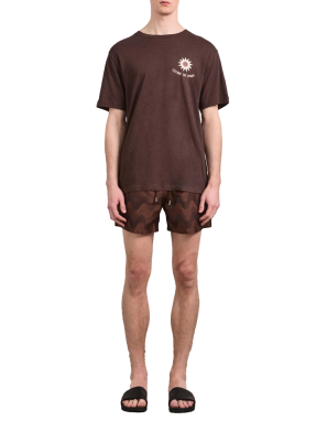 ΑΝΔΡΙΚΟ T-SHIRT DINIS | Καφέ Σκούρο XL