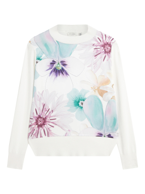 ΓΥΝΑΙΚΕΙΑ ΜΑΚΡΥΜΑΝΙΚΗ ΜΠΛΟΥΖΑ | Λευκό M