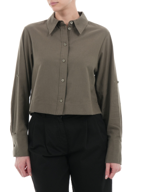 ΓΥΝΑΙΚΕΙΟ ΠΟΥΚΑΜΙΣΟ | Χακί UK 12