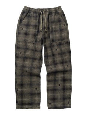 THISTLE PLAID CHEF PANTS | Λαδί L