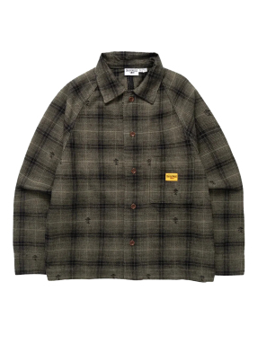 ΑΝΔΡΙΚΟ THISTLE PLAID FOH JACKET | Χακί M