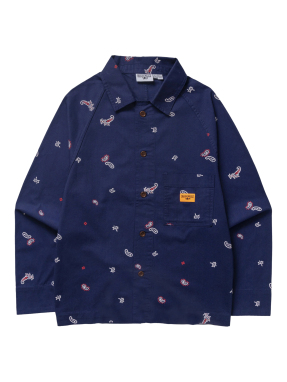 ΑΝΔΡΙΚΟ OVERSHIRT PAISLEY FRONT OF HOUSE JACKET | Μπλε Σκούρο S