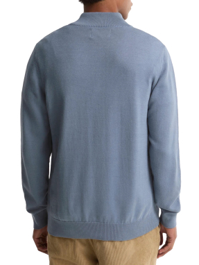ΑΝΔΡΙΚΟ HALF-ZIP ΠΟΥΛΟΒΕΡ | Γαλάζιο BRBU75 XXL