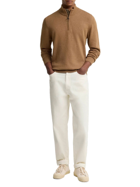 ΑΝΔΡΙΚΟ HALF-ZIP ΠΟΥΛΟΒΕΡ | Καφέ BRSN31.2 M