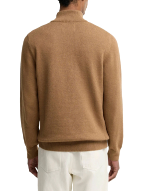 ΑΝΔΡΙΚΟ HALF-ZIP ΠΟΥΛΟΒΕΡ | Καφέ BRSN31.2 M