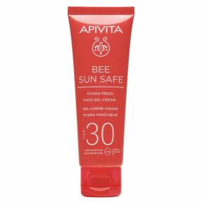 BEE SUN SAFE ΑΝΤΗΛΙΑΚΗ ΚΡΕΜΑ-GEL ΠΡΟΣΩΠΟΥ SPF30 | 50ml