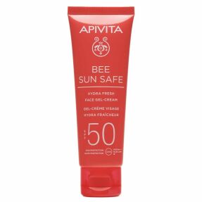 BEE SUN SAFE ΑΝΤΗΛΙΑΚΗ ΚΡΕΜΑ-GEL ΠΡΟΣΩΠΟΥ SPF50 | 50ml