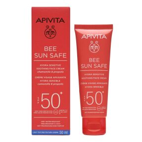 BEE SUN SAFE ΑΝΤΗΛΙΑΚΗ ΚΡΕΜΑ ΠΡΟΣΩΠΟΥ ΓΙΑ ΕΥΑΙΣΘΗΤΕΣ ΕΠΙΔΕΡΜΙΔΕΣ SPF50 | 50ml
