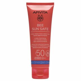 BEE SUN SAFE TRAVEL SIZE ΑΝΤΗΛΙΑΚΟ ΓΑΛΑΚΤΩΜΑ ΓΙΑ ΠΡΟΣΩΠΟ & ΣΩΜΑ SPF50 | 100ml