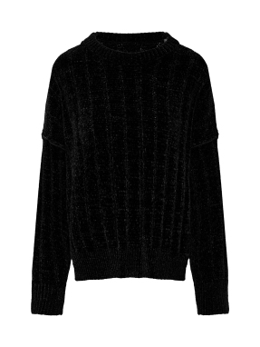 ΓΥΝΑΙΚΕΙΟ ΠΛΕΚΤΟ ΠΟΥΛΟΒΕΡ | Μαύρο S