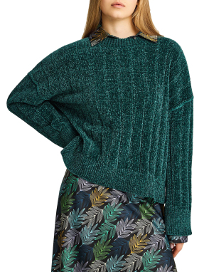 ΓΥΝΑΙΚΕΙΟ ΠΛΕΚΤΟ ΠΟΥΛΟΒΕΡ | Πράσινο XS