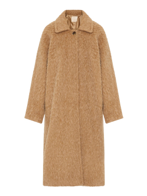 ΓΥΝΑΙΚΕΙΟ FAUX FUR ΠΑΛΤΟ | Μπεζ S