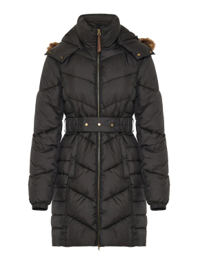 ΓΥΝΑΙΚΕΙΟ ΜΑΚΡΥ ΜΠΟΥΦΑΝ | Μαύρο S