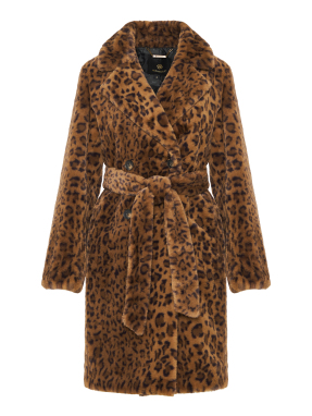 ΓΥΝΑΙΚΕΙΟ ΓΟΥΝΙΝΟ ΠΑΛΤΟ | Animal Print  XL