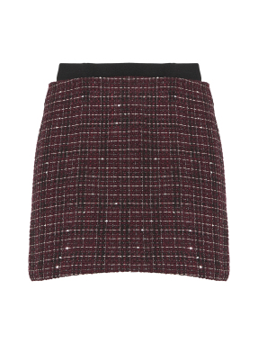 ΜΙΝΙ TWEED ΦΟΥΣΤΑ | Μπορντό XS