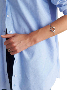 ΓΥΝΑΙΚΕΙΟ ΣΕΤ ΒΡΑΧΙΟΛΙ - ΔΑΧΤΥΛΙΔΙ | Ασημί ONE SIZE