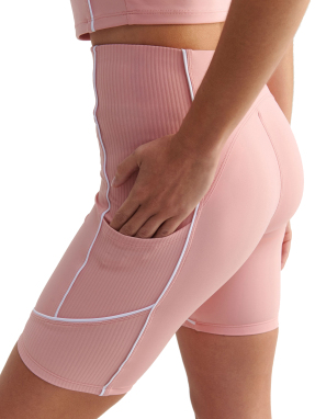 ΓΥΝΑΙΚΕΙΟ SHORTS ΚΟΛΑΝ | Ροζ S