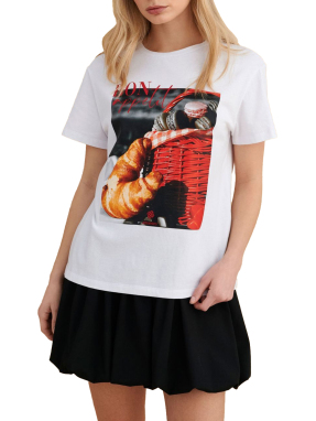 ΓΥΝΑΙΚΕΙΑ ΚΟΝΤΟΜΑΝΙΚΗ ΜΠΛΟΥΖΑ | Λευκό S