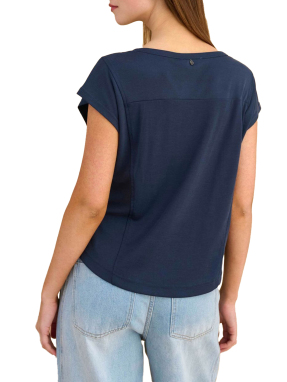 ΓΥΝΑΙΚΕΙΑ ΚΟΝΤΟΜΑΝΙΚΗ ΜΠΛΟΥΖΑ | Μπλε Σκούρο S