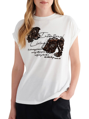 ΓΥΝΑΙΚΕΙΟ T-SHIRT | Λευκό M