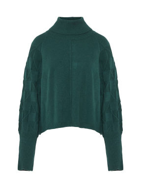 ΓΥΝΑΙΚΕΙΟ ΠΟΥΛΟΒΕΡ | Πράσινο Σκούρο S