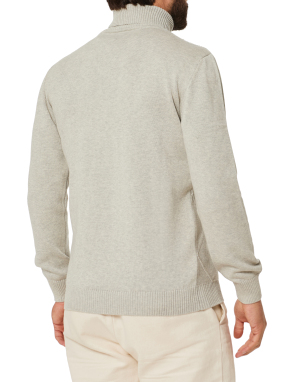 ΑΝΔΡΙΚΟ ΠΟΥΛΟΒΕΡ ΖΙΒΑΓΚΟ | Γκρι XL