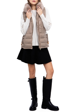 ΓΥΝΑΙΚΕΙΟ ΚΑΠΙΤΟΝΕ ΓΙΛΕΚΟ | Μπεζ Σκούρο S