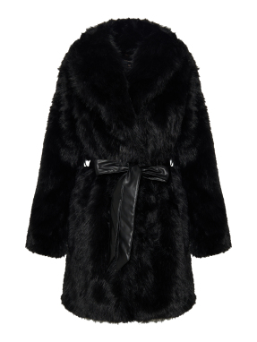 ΓΥΝΑΙΚΕΙΟ ΓΟΥΝΙΝΟ ΠΑΛΤΟ | Μαύρο S/M