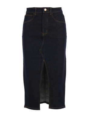 ΜΙΝΤΙ DENIM ΦΟΥΣΤΑ | Μπλε Σκούρο XS