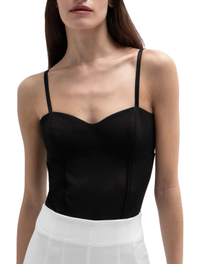 ΓΥΝΑΙΚΕΙΟ ΚΟΡΜΑΚΙ ΚΟΡΣΕΣ | Μαύρο L