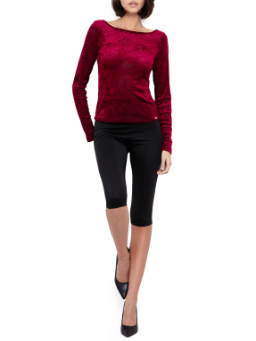 ΓΥΝΑΙΚΕΙΑ VELVET ΜΠΛΟΥΖΑ | Μπορντό L