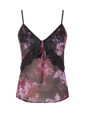 ΓΥΝΑΙΚΕΙΟ ΦΛΟΡΑΛ LINGERIE ΤΟΠ | Εμπριμέ 1009 L