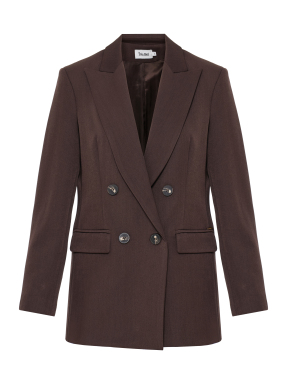 ΓΥΝΑΙΚΕΙΟ ΣΤΑΥΡΩΤΟ BLAZER | Καφέ 330 M