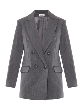 ΓΥΝΑΙΚΕΙΟ ΣΤΑΥΡΩΤΟ BLAZER | Γκρι 220 XL