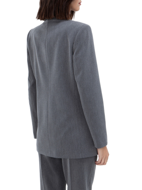 ΓΥΝΑΙΚΕΙΟ ΣΤΑΥΡΩΤΟ BLAZER | Γκρι 220 XL
