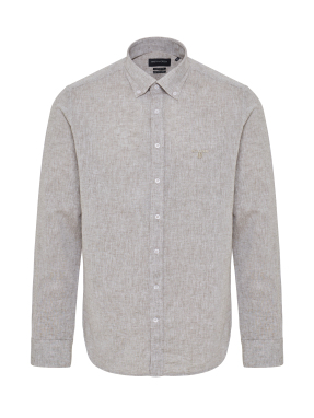 ΑΝΔΡΙΚΟ ΠΟΥΚΑΜΙΣΟ | Γκρι Ανοιχτό XL