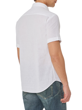 ΑΝΔΡΙΚΟ ΚΟΝΤΟΜΑΝΙΚΟ ΠΟΥΚΑΜΙΣΟ | Λευκό XL