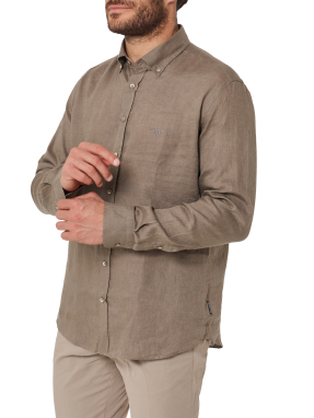 ΑΝΔΡΙΚΟ ΠΟΥΚΑΜΙΣΟ | Μπεζ Σκούρο ΧL