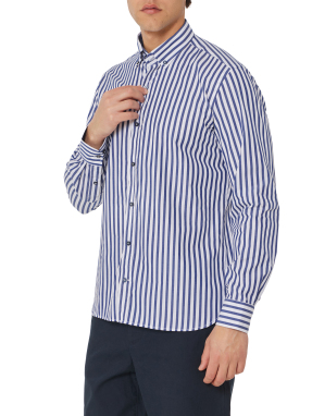 ΑΝΔΡΙΚΟ ΠΟΥΚΑΜΙΣΟ | Ριγέ  XXL