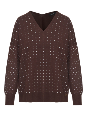 ΓΥΝΑΙΚΕΙΟ ΠΟΥΛΟΒΕΡ ΜΕ ΣΤΡΑΣ | Καφέ S