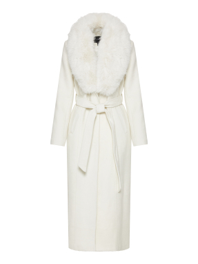 ΓΥΝΑΙΚΕΙΟ ΠΑΛΤΟ ΜΕ ΓΟΥΝΑ | Εκρού 50