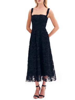 ΜΙΝΤΙ ΦΟΡΕΜΑ ΜΕ ΔΑΝΤΕΛΑ | Μαύρο 52