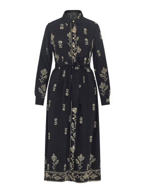 ΜΑΞΙ ΦΟΡΕΜΑ ΜΕ ΚΕΝΤΗΜΑ | Μαύρο S