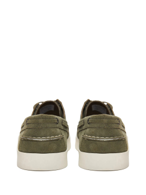 ΑΝΔΡΙΚΑ SUEDE BOAT SHOES | Χακί 44