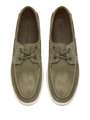 ΑΝΔΡΙΚΑ SUEDE BOAT SHOES | Χακί 44