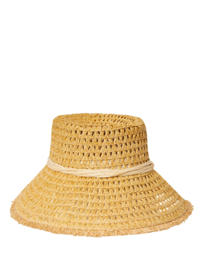 ΓΥΝΑΙΚΕΙΟ ΨΑΘΙΝΟ ΚΑΠΕΛΟ FEDORA | Καφέ Ανοιχτό ONE SIZE