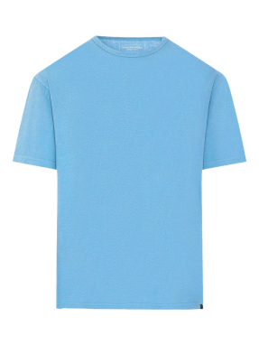 ΑΝΔΡΙΚΟ ΛΙΝΟ T-SHIRT | Γαλάζιο XL