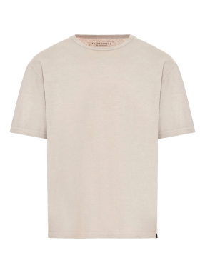 ΑΝΔΡΙΚΟ ΛΙΝΟ T-SHIRT | Μπεζ XL