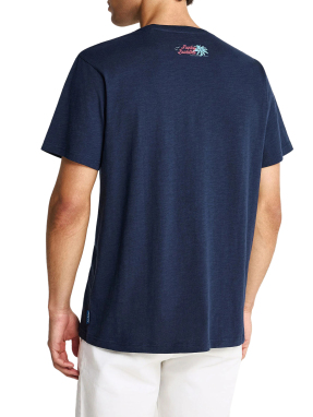 ΑΝΔΡΙΚΟ T-SHIRT ΜΕ ΤΥΠΩΜΑ | Μπλε Σκούρο M